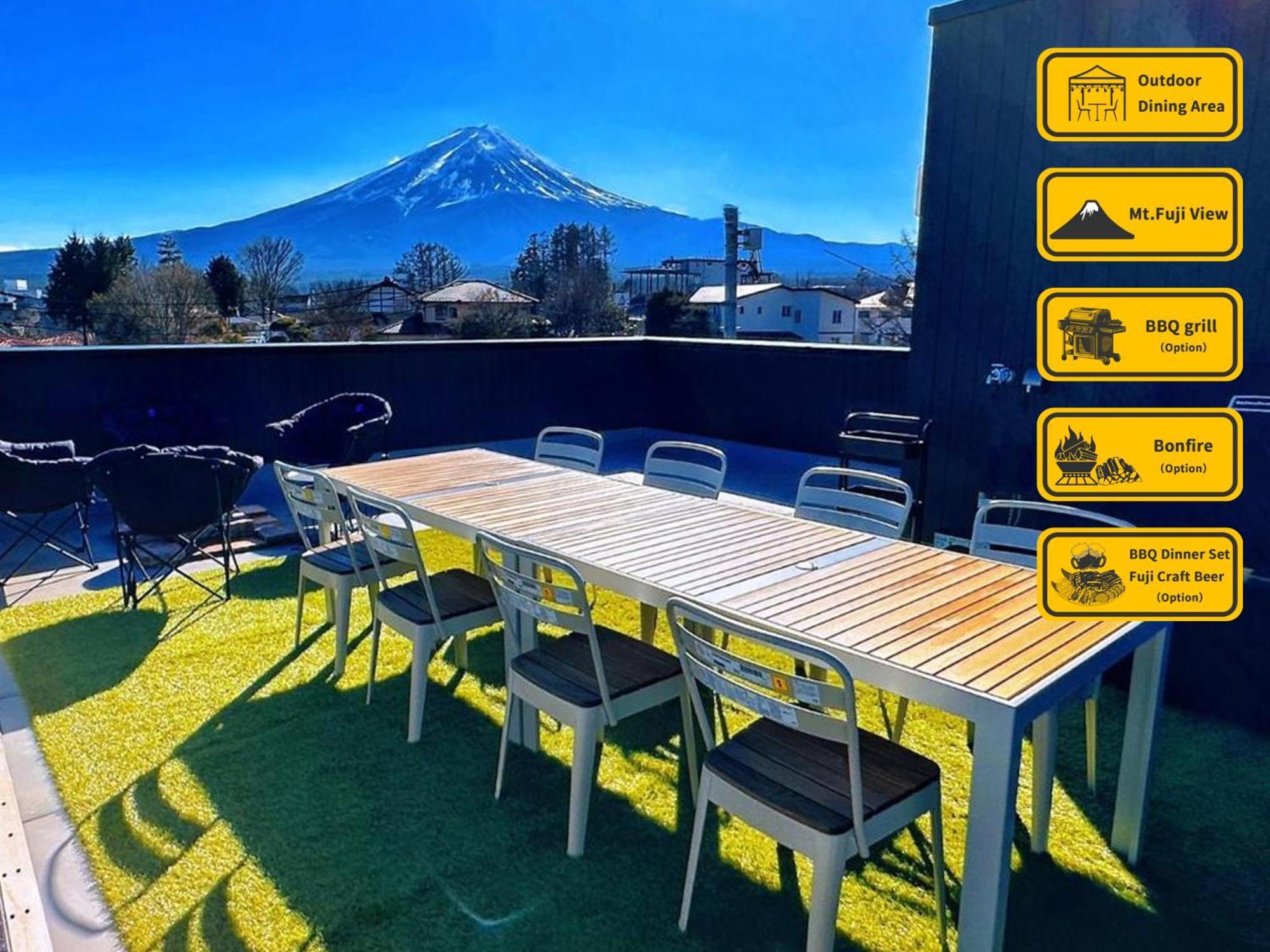 ヴィラ山間堂premier Garden Villa Bbq Bonfire Fuji View Annovillas Sankando ฟูจิคาวากุจิโกะ ภายนอก รูปภาพ